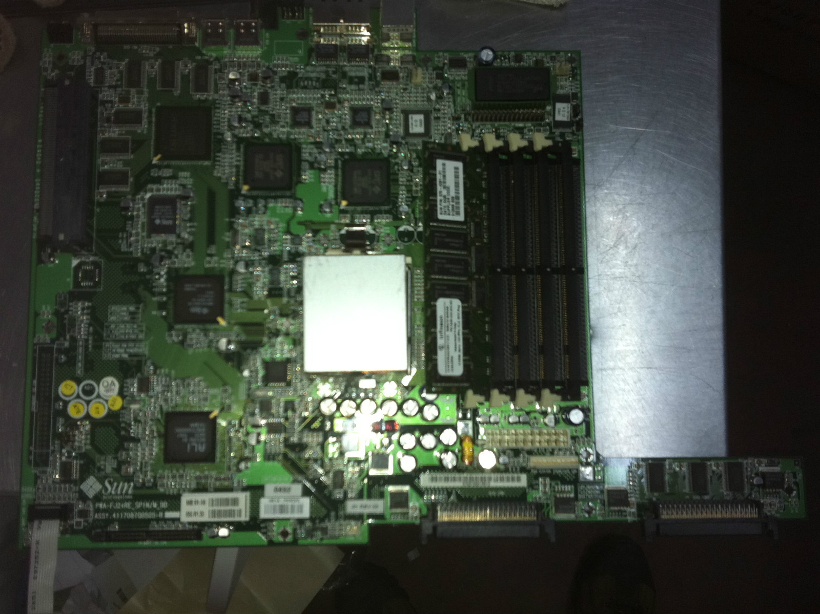 Sun 375-3199 Fire V120 System Board w/650Mhz UltraSPARC IIi CPU 512MB, RoHS