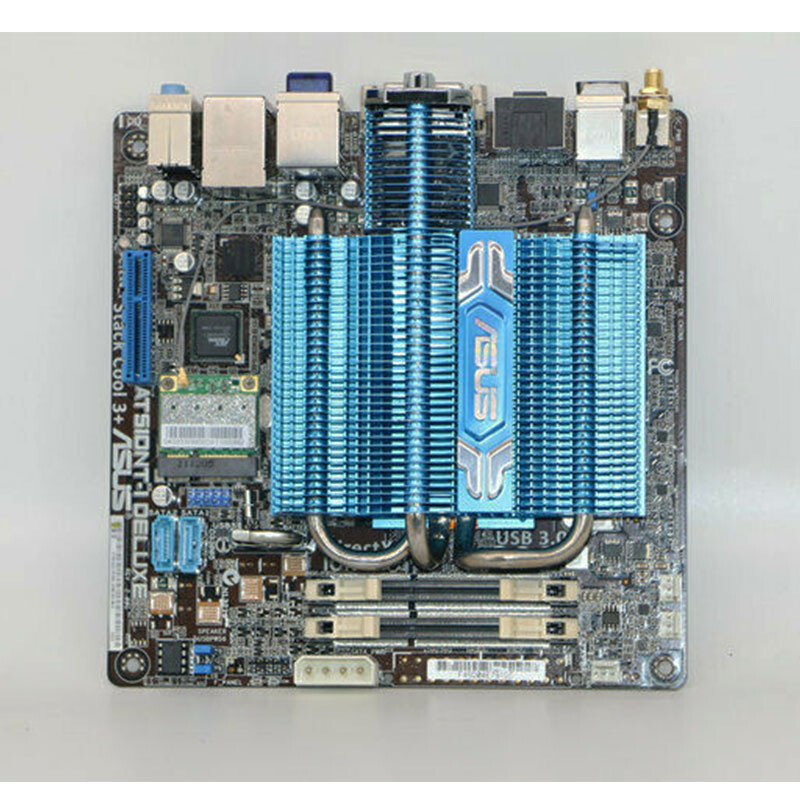 For ASUS AT5IONT-I DELUXE Motherboard D525 CPU Supports USB3 Mini-ITX Mainboard