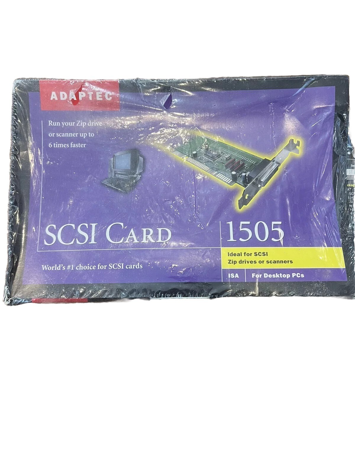 SCSI Card 1505 - Desktop PCs New Sealed/old Stock. Box Shows Age