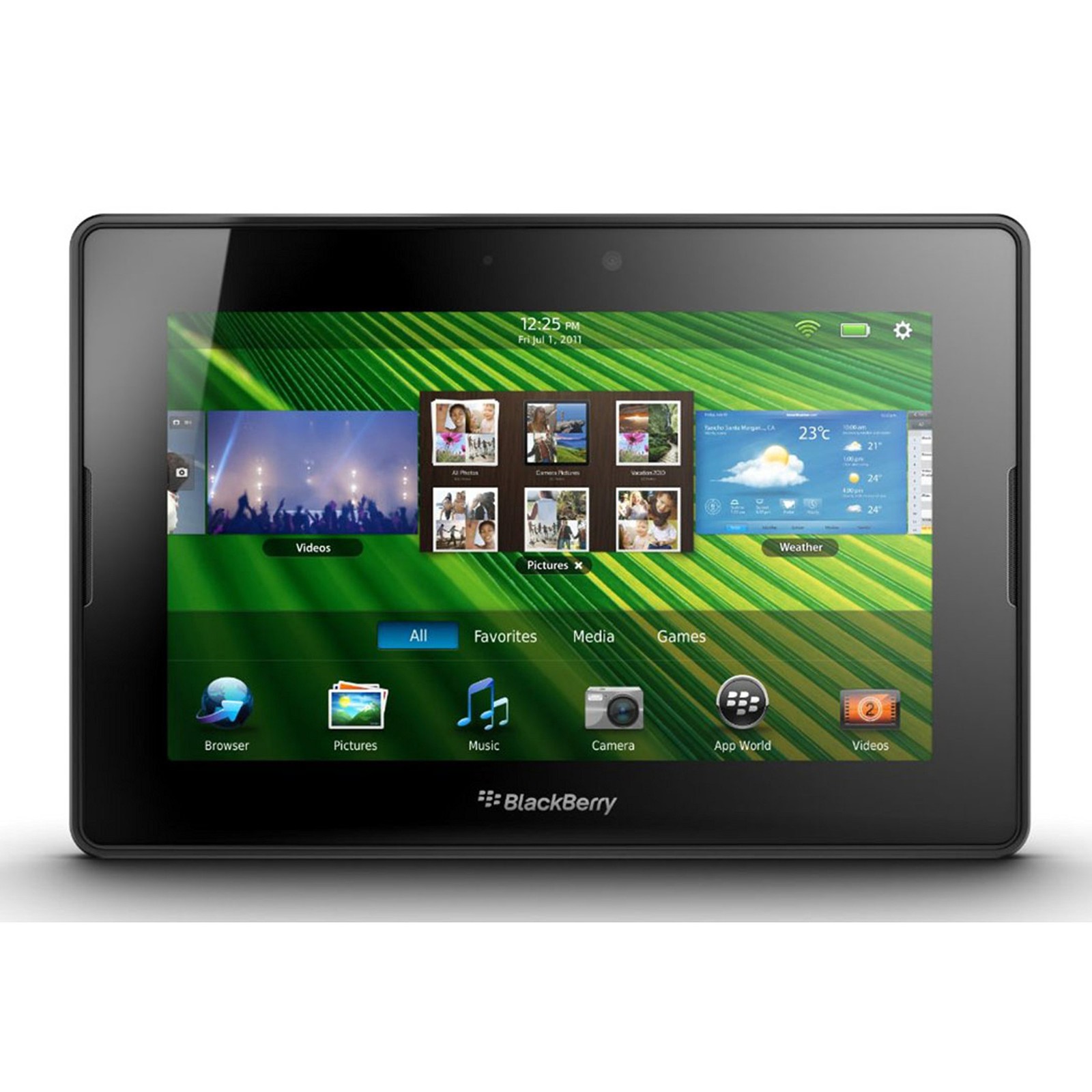 BlackBerry PlayBook 64GB 7" Wi-Fi Tablet P100-64WF PRD-38548-006 w/ Accessories