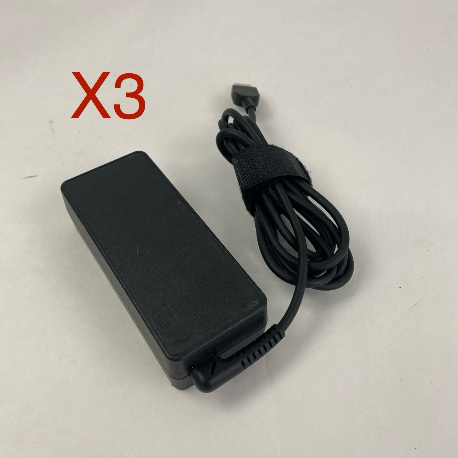 Lenovo PA-1650-72 65W Square Tip AC Adapter No Power Cord Mix Lot of 3