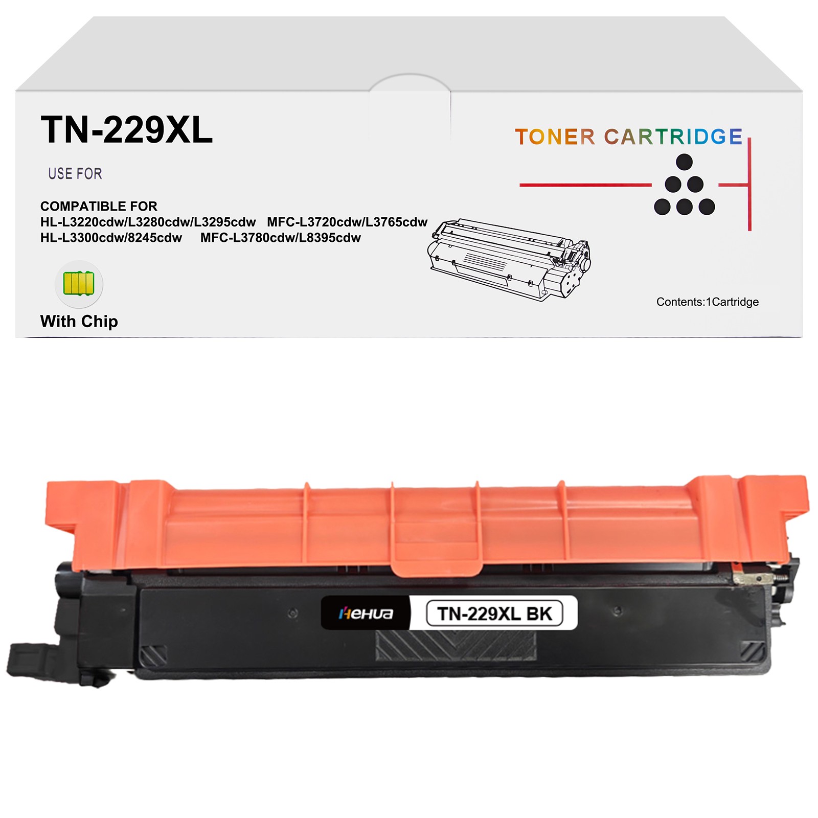 TN229XL TN229 Toner Cartridges For Brother HL-L3280CDW MFC-L3780CDW L3720CDW