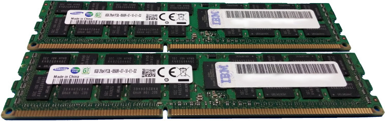 IBM EM4B 16GB (2x8GB) Memory DIMMs, 1066 MHz, 4Gb DDR3 DRAM