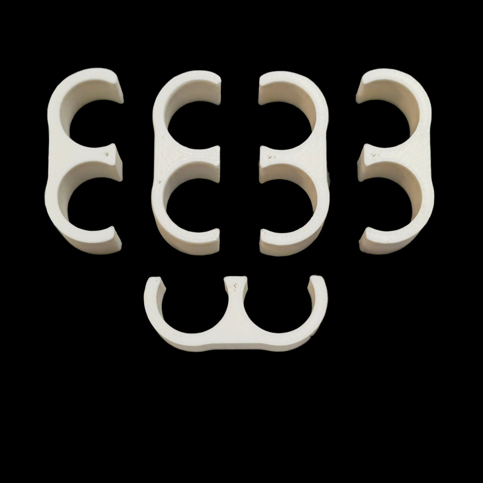 5x AIO Hose Clips/Combs/Holders for NZXT, Lian Li, Arctic & Corsair