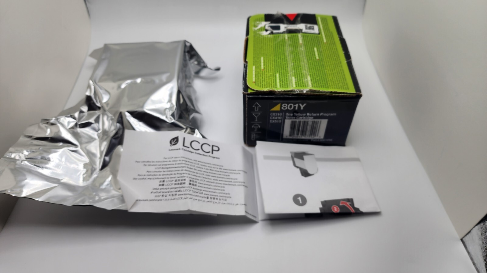 Lexmark 801Y Toner Cartridge