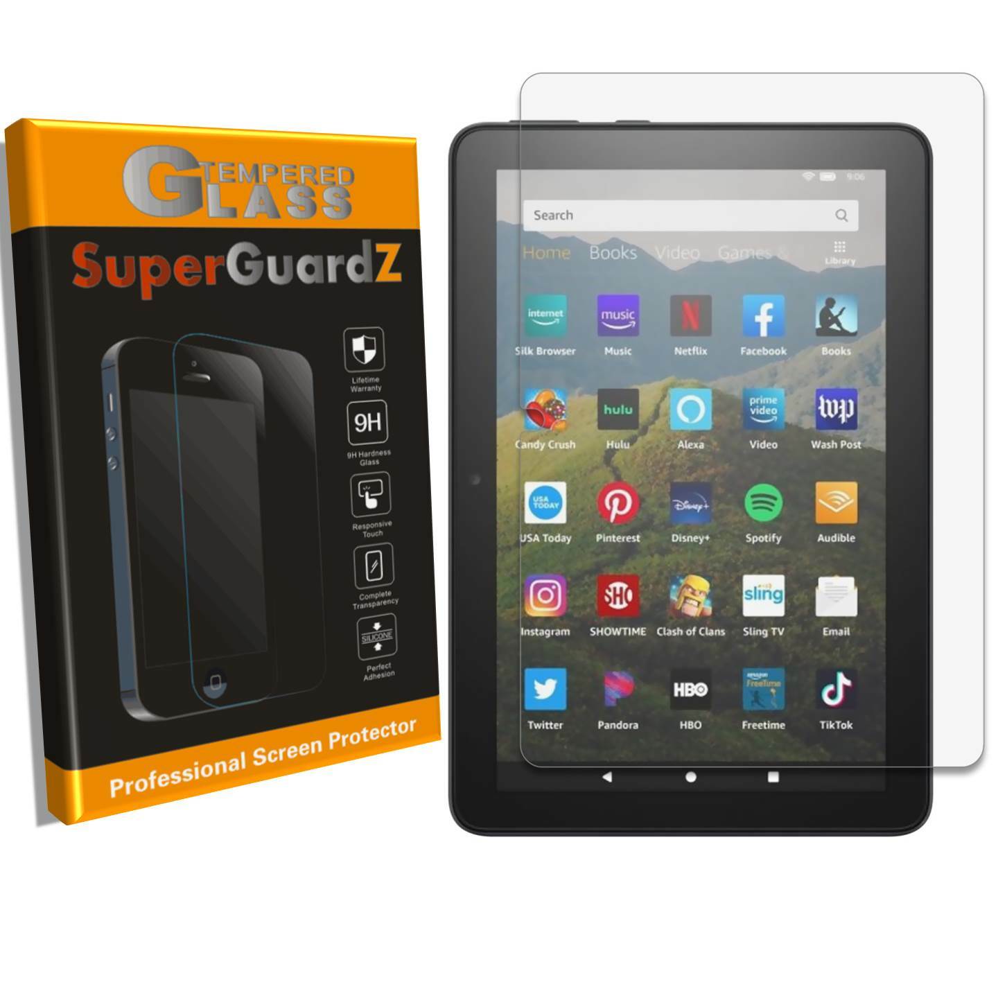 Anti Blue Light Tempered Glass Screen Protector For Amazon Fire HD 8 (2020)