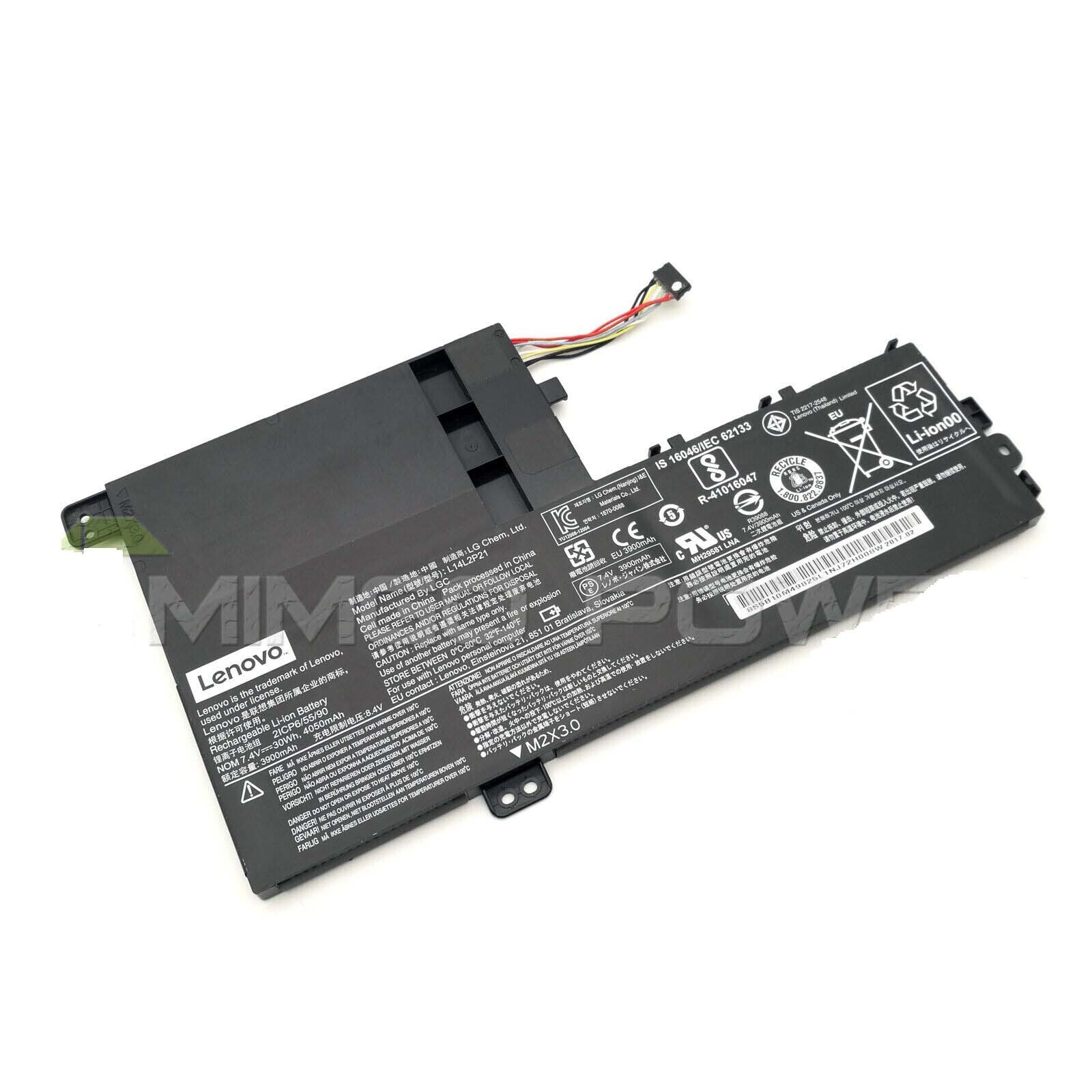 Genuine Battery L14L2P21 L14M2P21 For Lenovo S41-35 S41-70 S41-75 320S Yoga 500