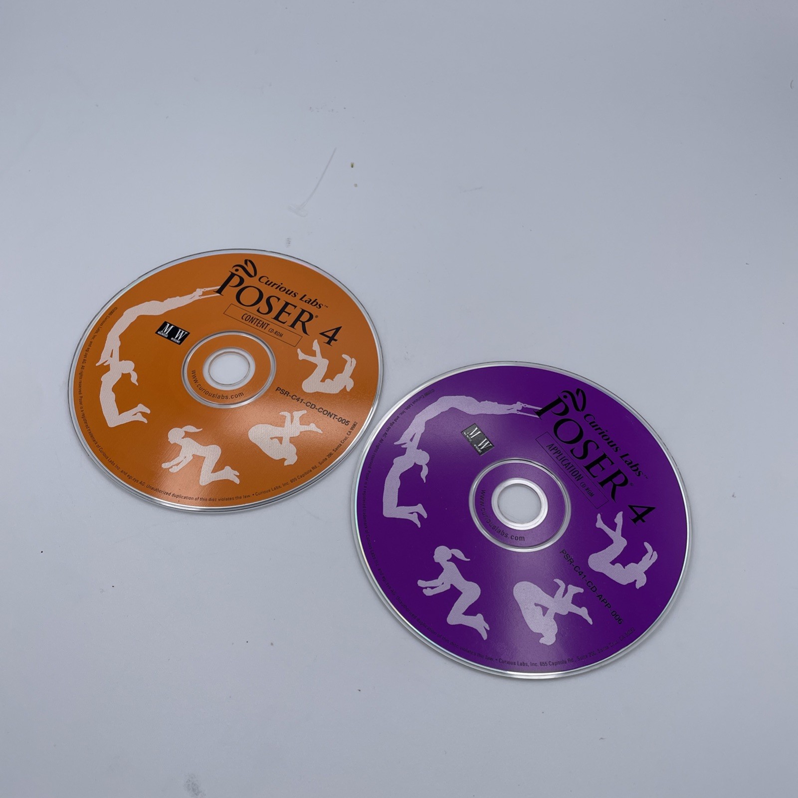 Curious Labs Poser 4 Application Content Cd ROM VTG 3D Animation software PC MAC