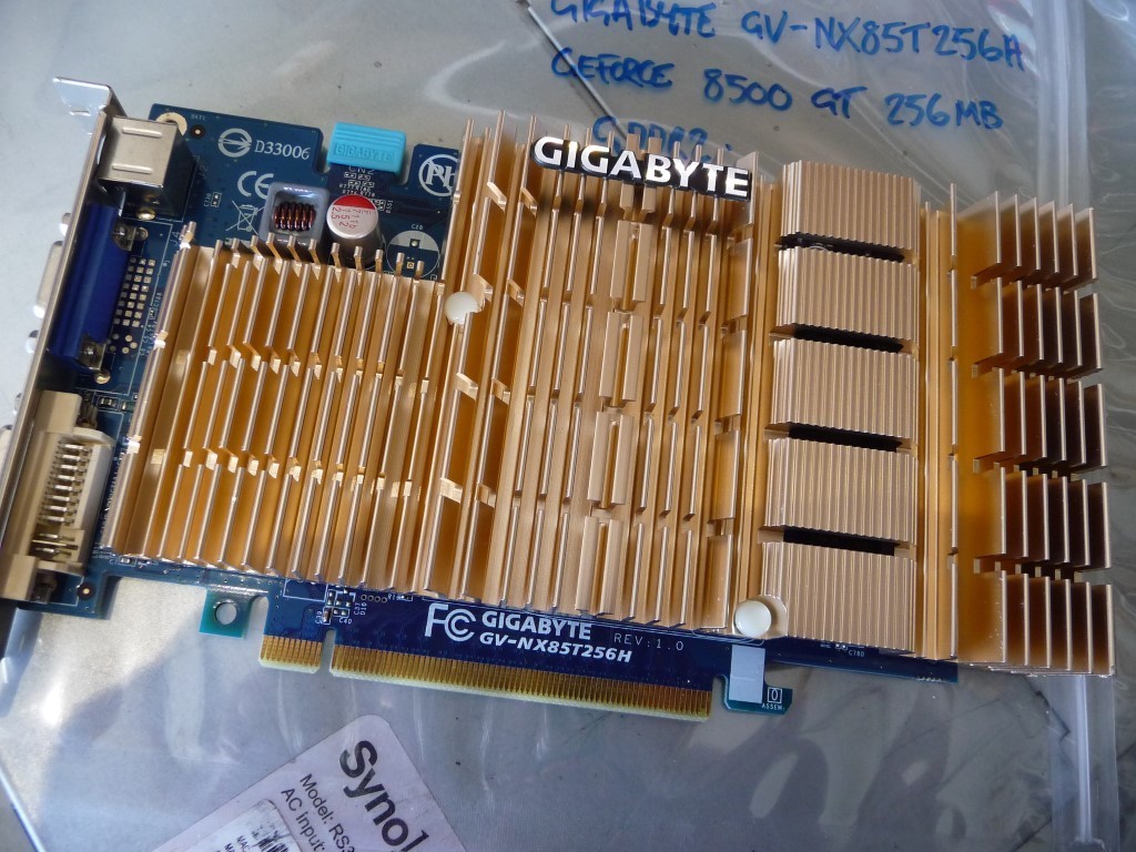 AU SELLER COLLECTORS CARD GIGABYTE 8500 GT GV-NX85T256H 256MB GDDR2 GPU -TESTED