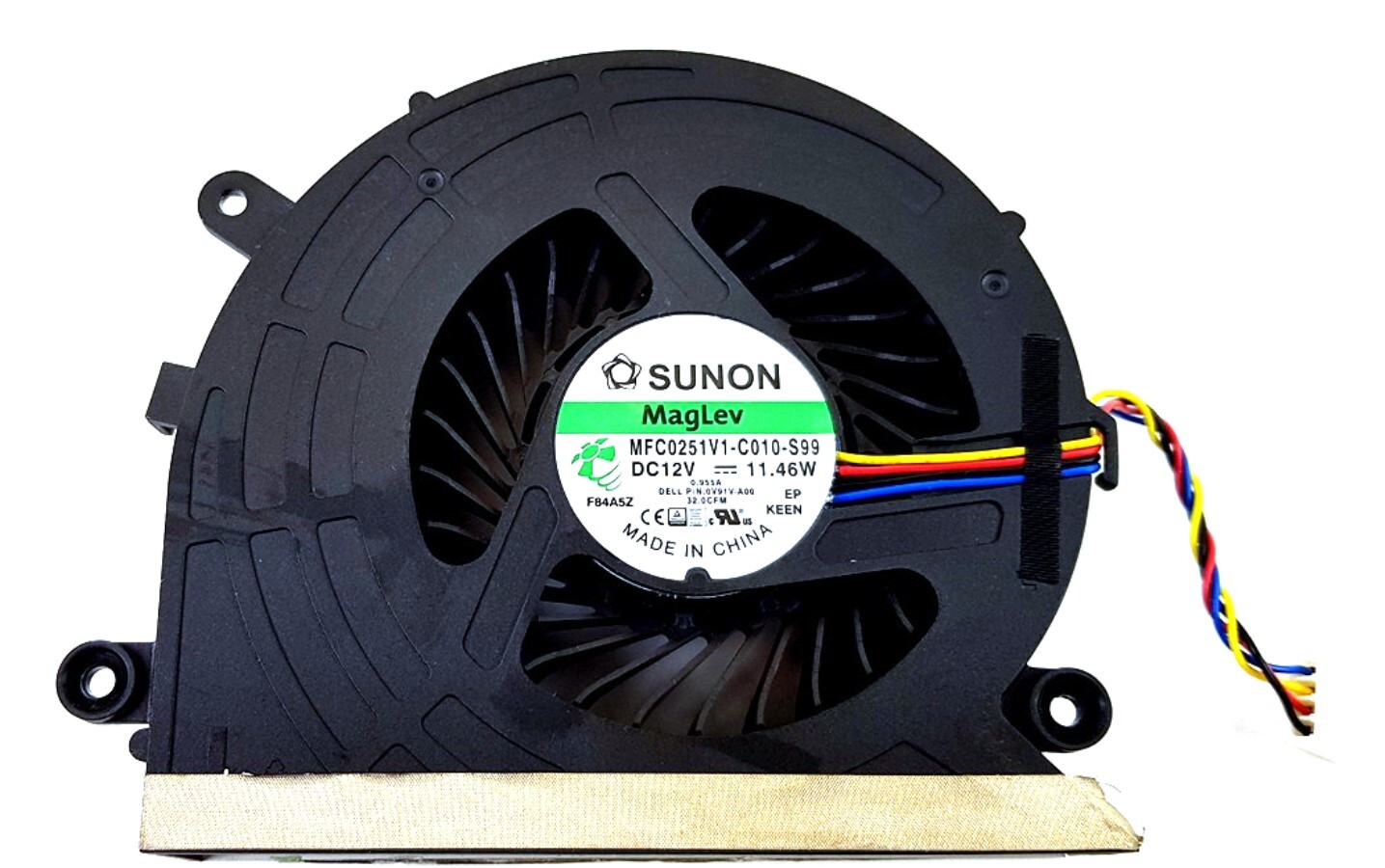 Dell Inspiron 5475 Internal Desktop CPU Cooling Fan 0V91V 00V91V CN-00V91V