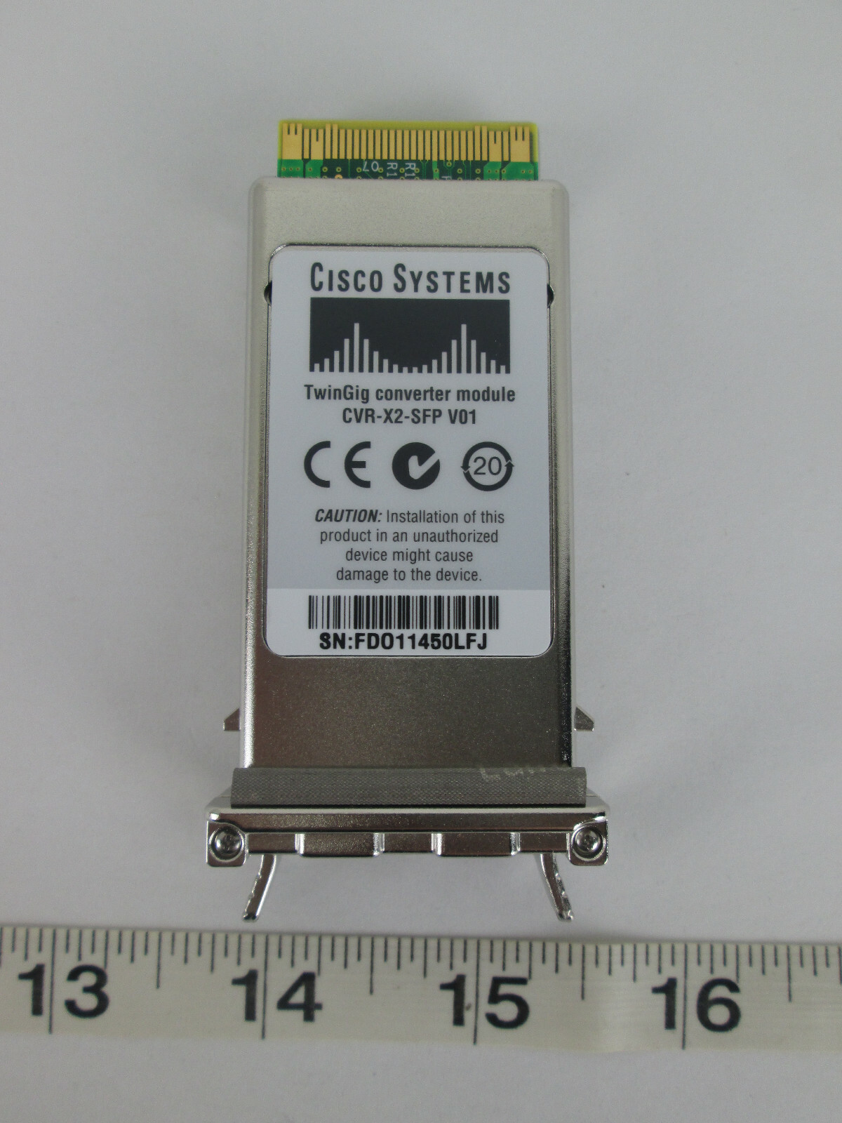 New Genuine Cisco Systems TwinGig converter module CVR-X2-SFP V01 SKU G
