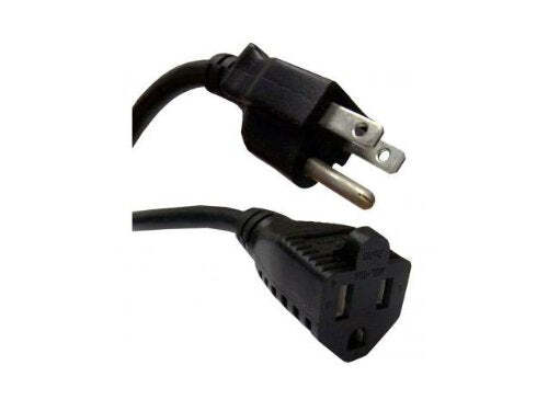 25FT Power Extension Cord Indoor & Outdoor Rated AC Power NEMA IEC