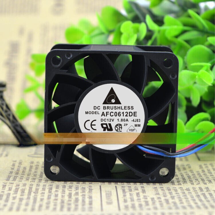 1 pcs For DELTA AFC0612DE 6038 12V 1.80A high speed cooling fan