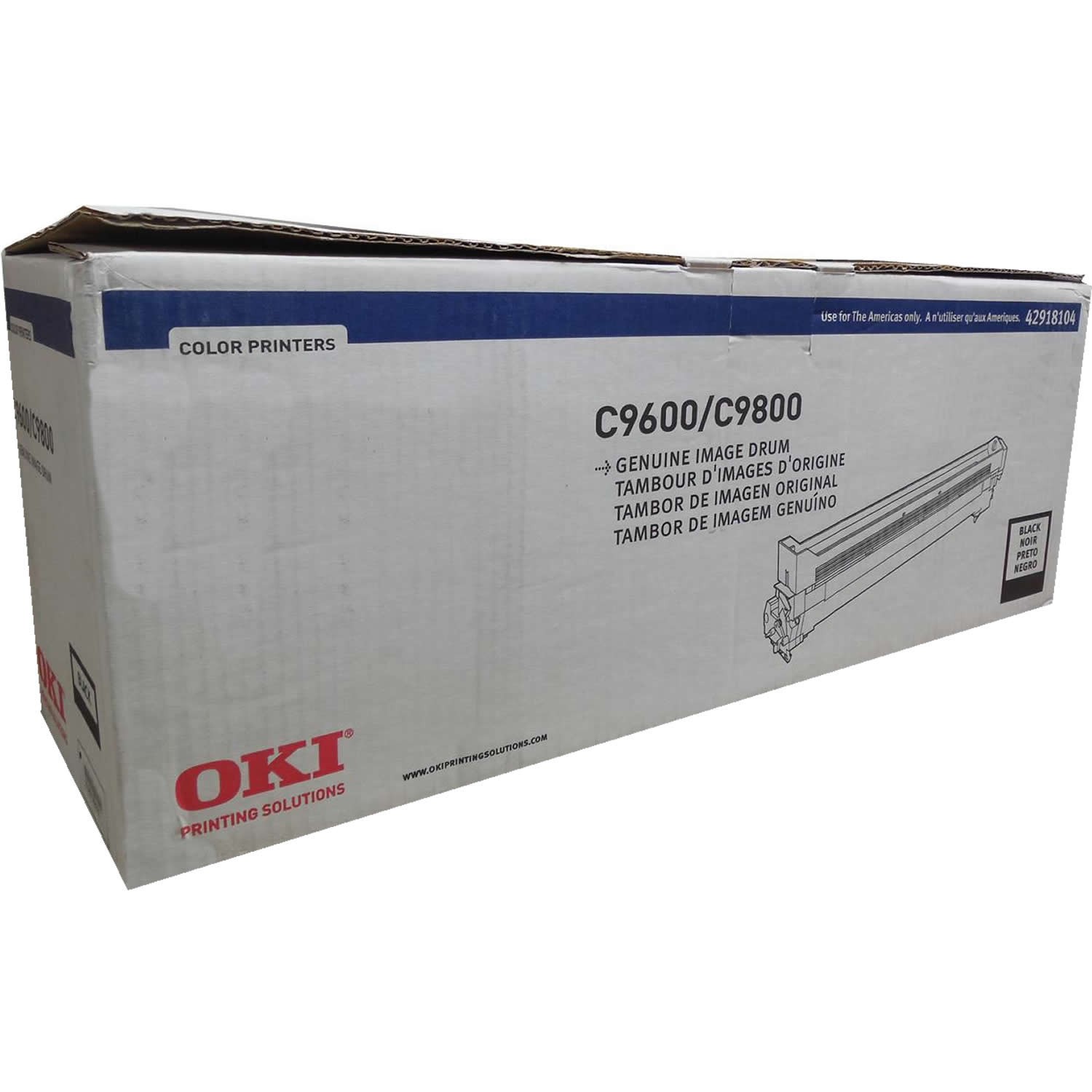 Genuine OEM OKIDATA OKI 42918104 Black Image Drum Type C7 C9600 C9800 Quick Ship