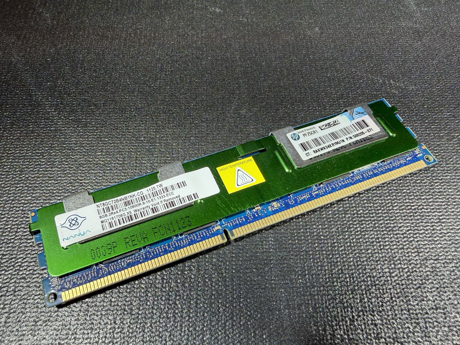 NANYA NT8GC72B4NB1NK-CG NANYA 8GB PC3-10600R DDR3 RAM