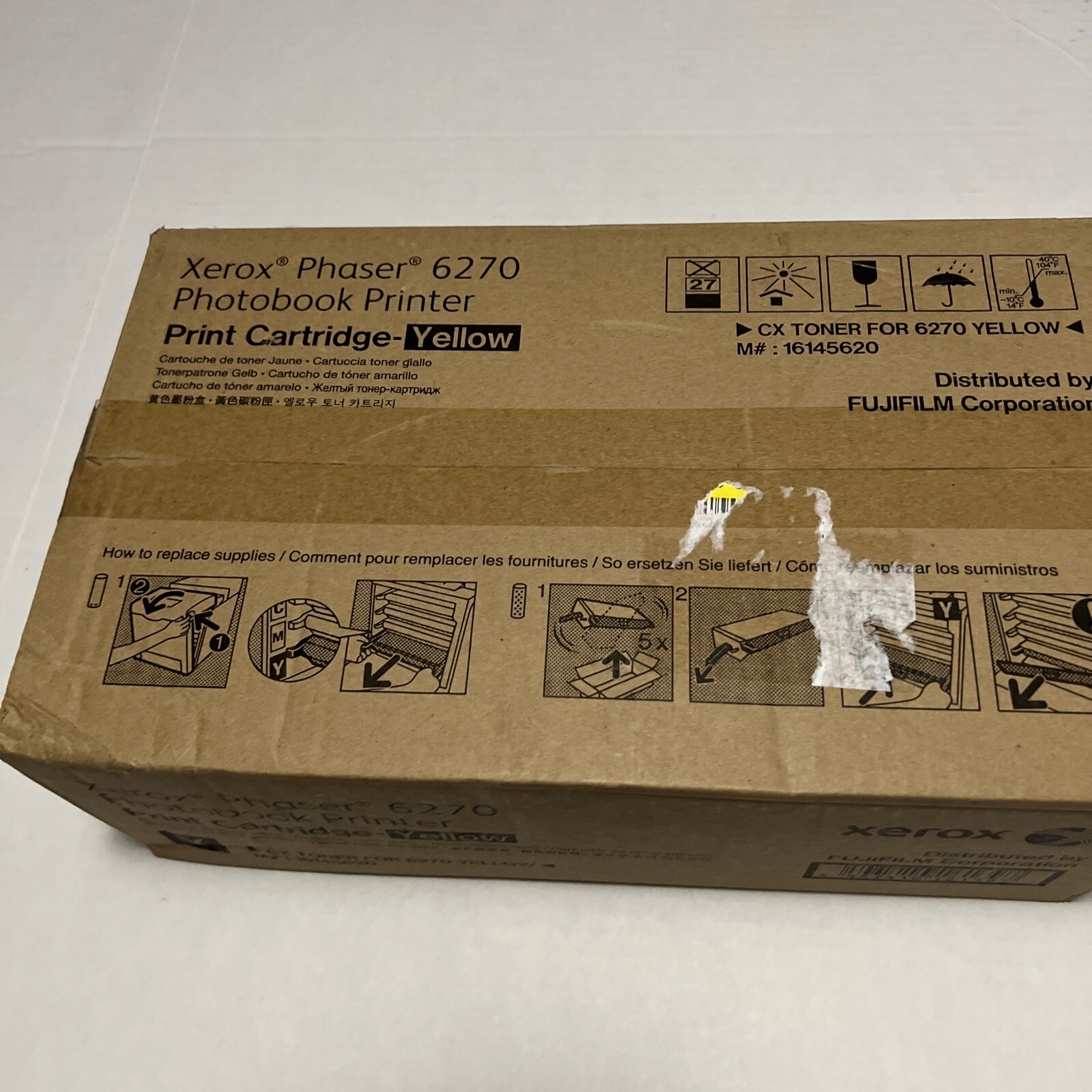 Genuine Fujifilm Xerox 16145620 Yellow Toner for Phaser 6270 Photobook Printer