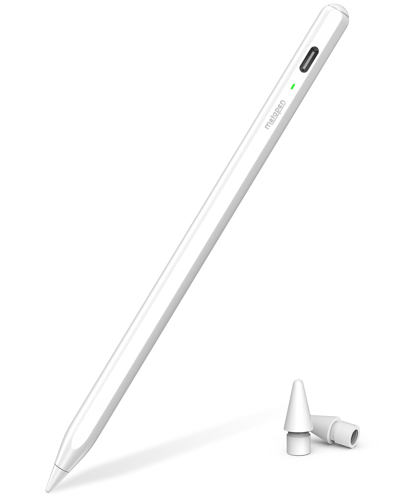 Metapen Pencil Air8 Stylus for iPad 2018-2026, Fast Charge & Palm Rejection