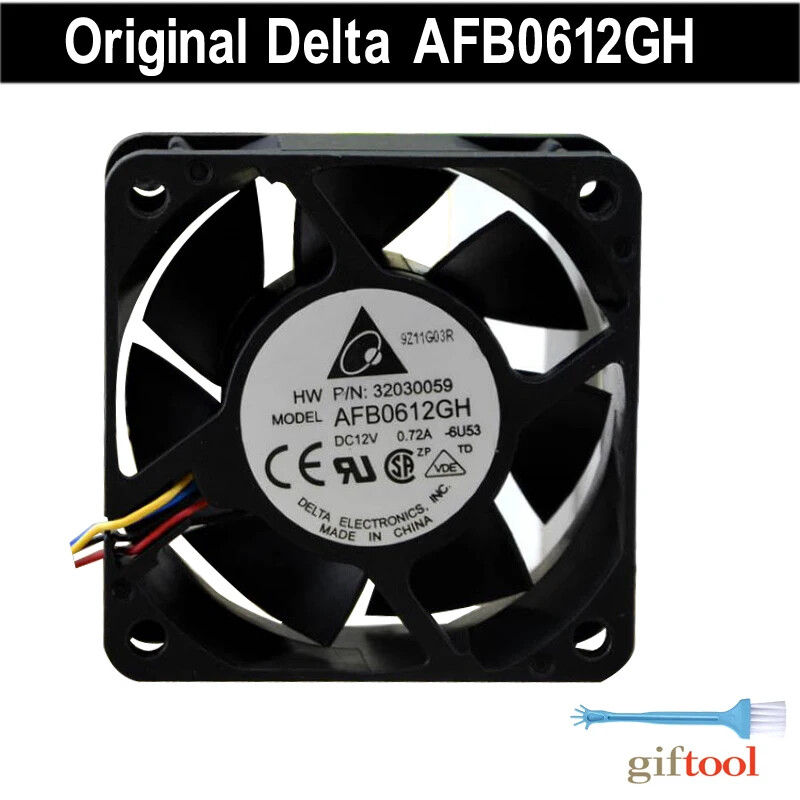  Delta AFB0612GH 6CM 12V 0.72A 4pin PWM Temperature Control Large Air Volume Fan