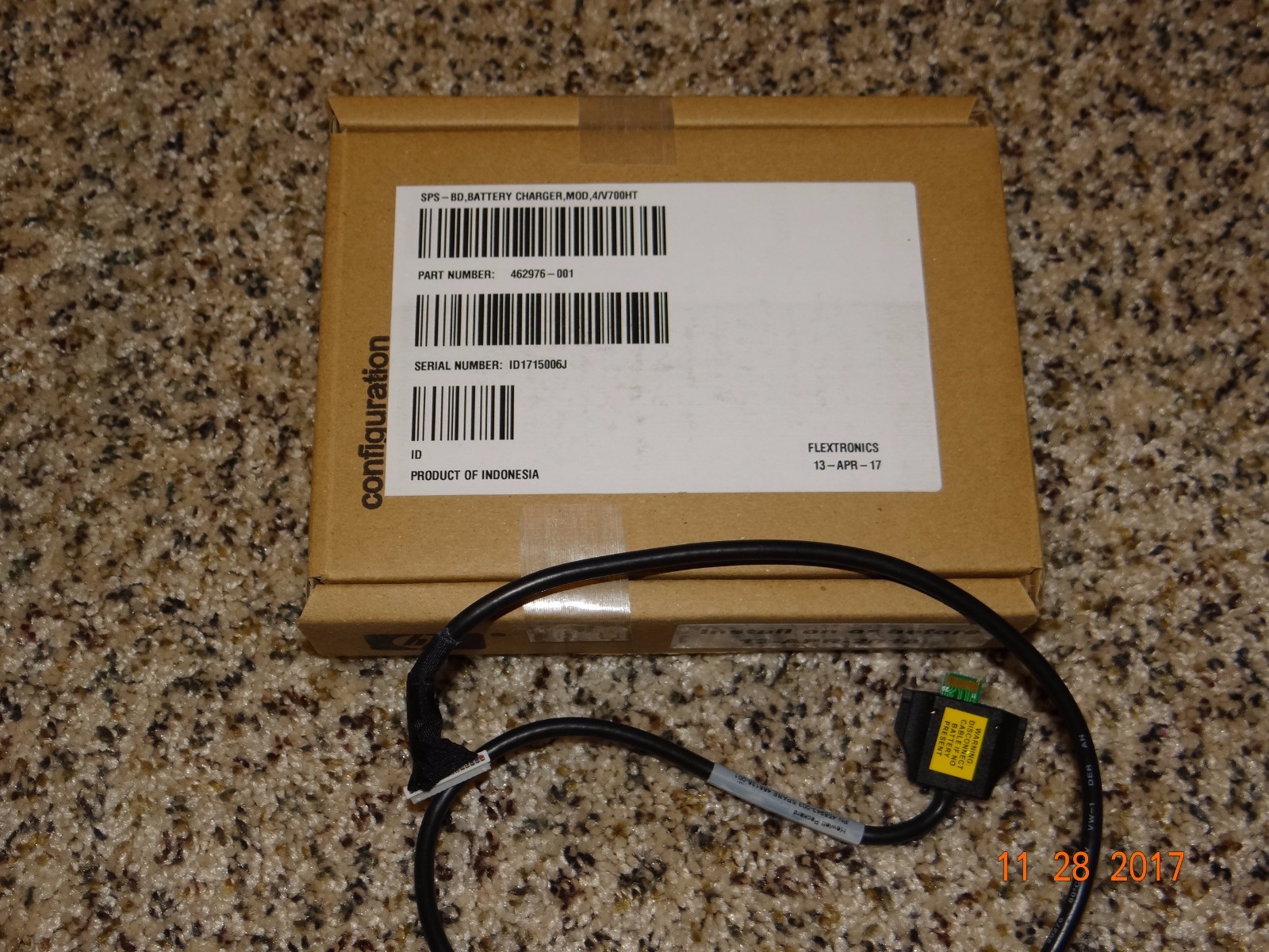 462976-001 462969-b21 hp  Battery pack nimh 4.8v 650mah raid