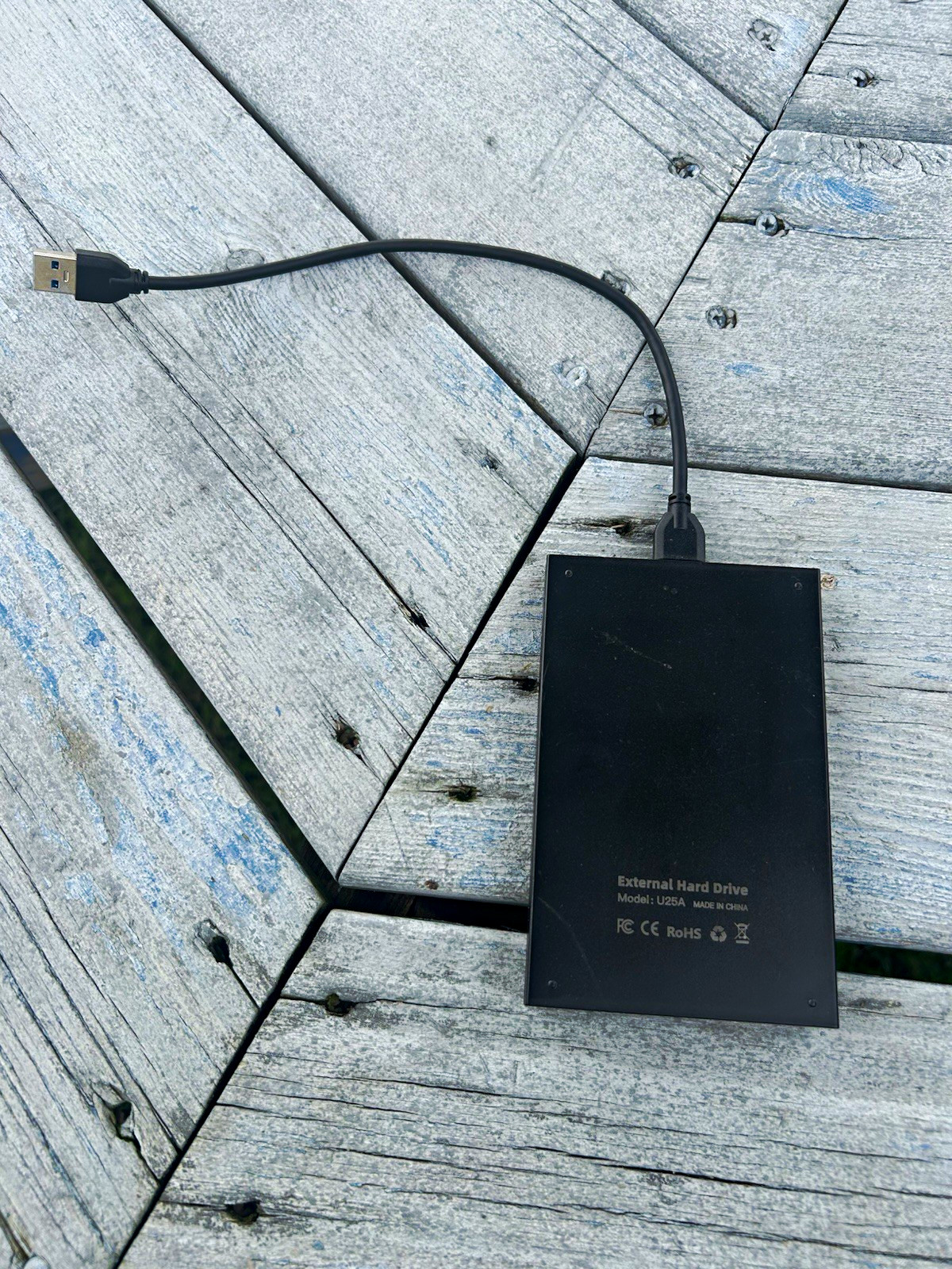 Two 160GB Portable External Hard Drives USB 3.0
