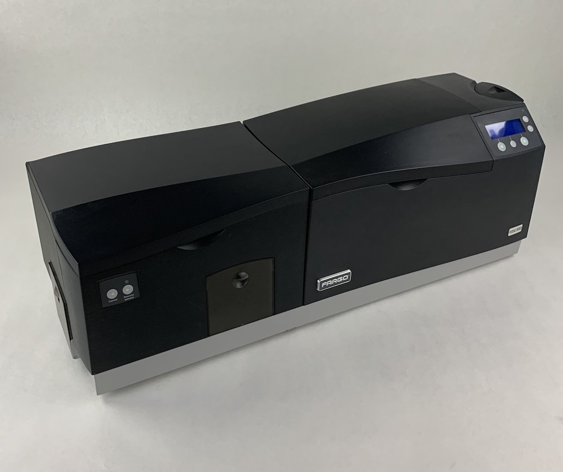 Fargo DTC550 ID Badge Card Printer - Partially Tested