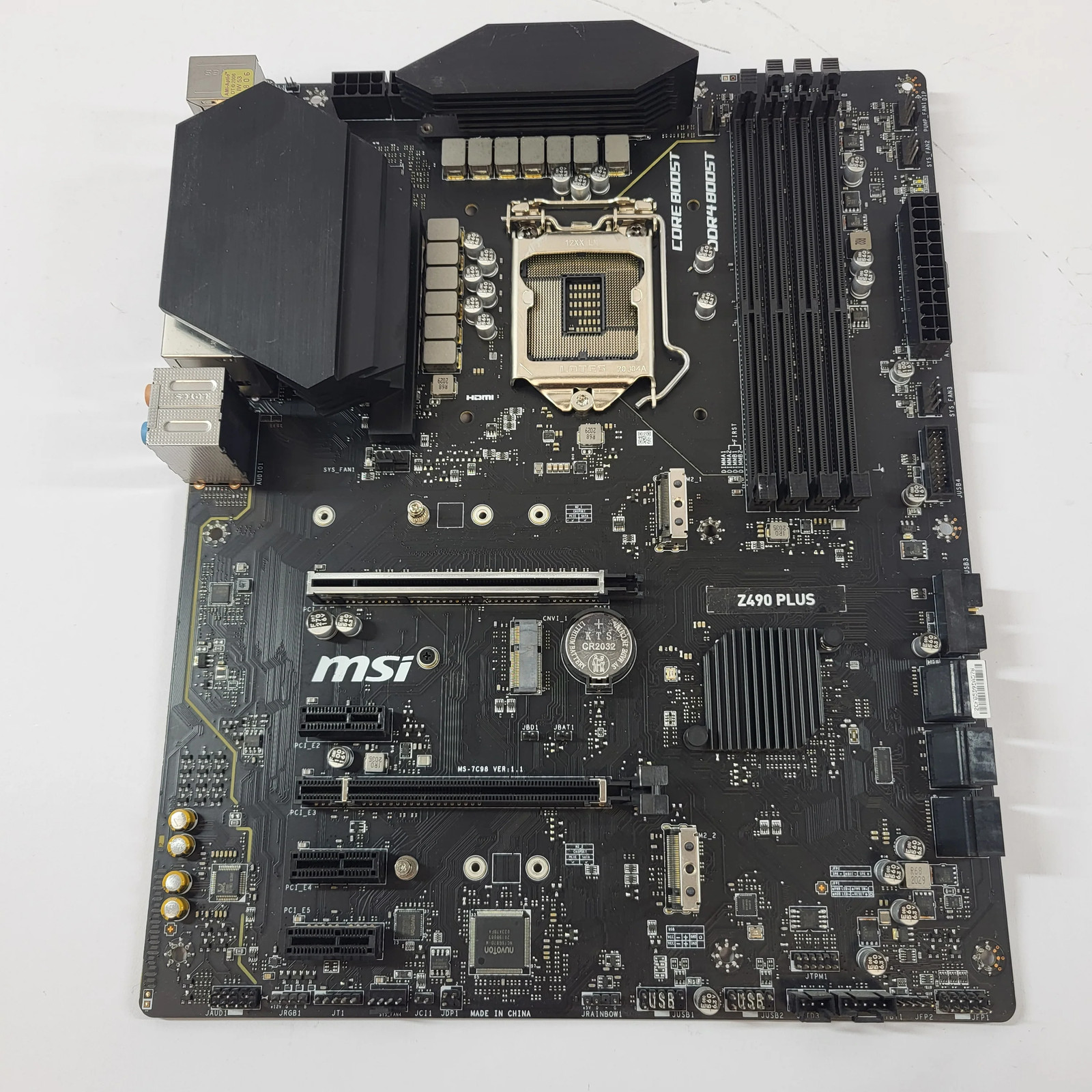 MSi Z490 Plus LGA 1200 ATX READ Intel DDR4 Motherboard READ