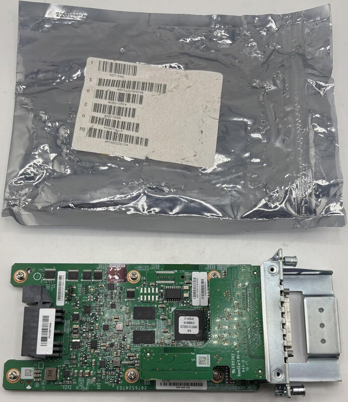 CISCO NIM-24A V02 ASYNC 4 CHANNEL SERIAL INTERFACE EXPANSION MODULE FOR ISR4000