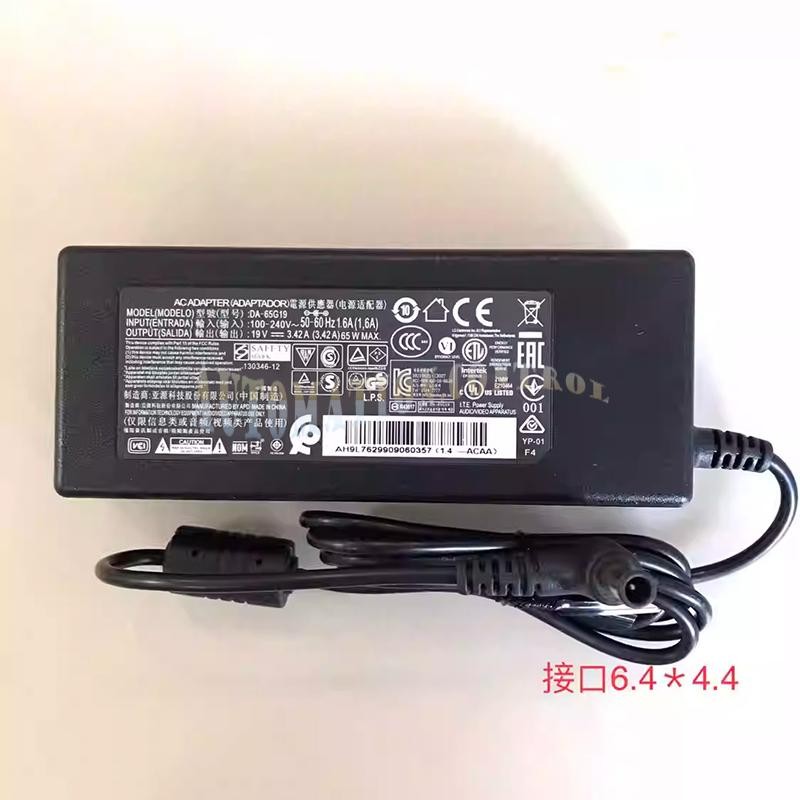 For LG 34UC79G 34UM68-P DA-65G19 65W 19V 3.42A Charger Power Supply Adapter