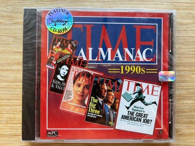 Time Almanac 1990's CD-ROM. New, Sealed