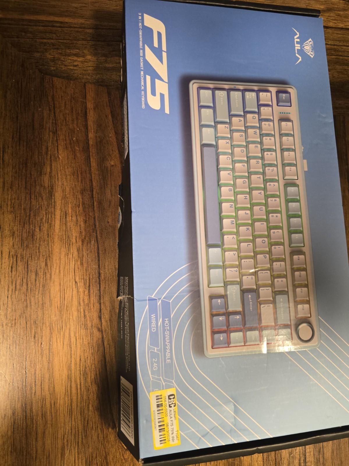 F75 Pro Wireless Mechanical Keyboard Hot Swappable