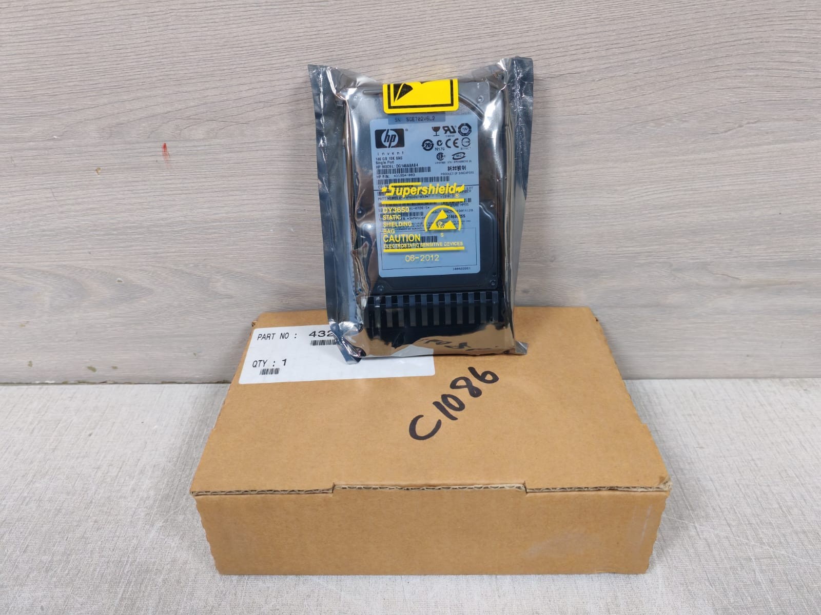 HP DG146ABAB4 146 GB 10K SAS Single Port 431954-003 Hard Disk Drive 432320-001
