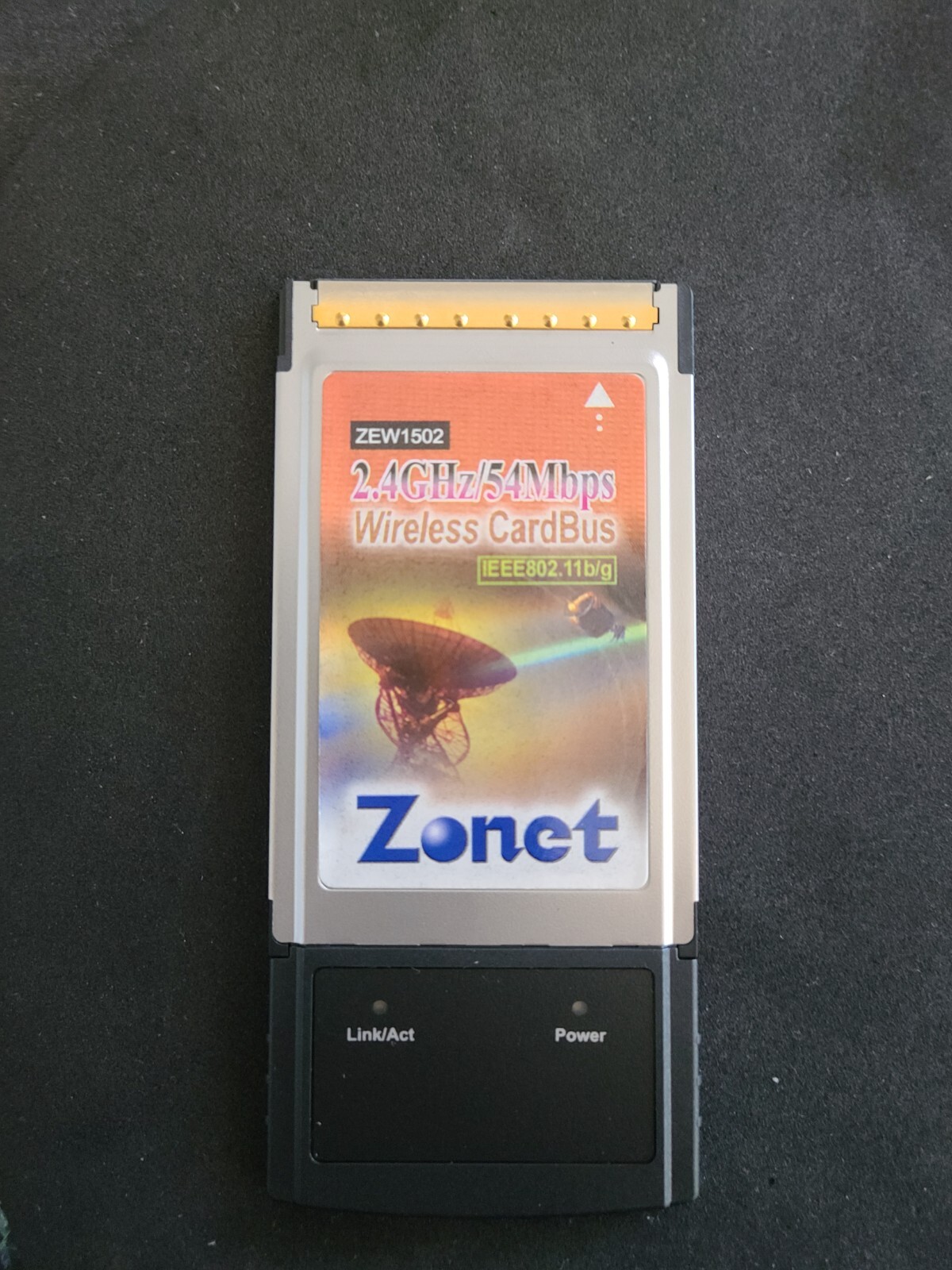 Zonet ZEW1505 802.11g Wireless Card-Bus Adapter Excellent Condition
