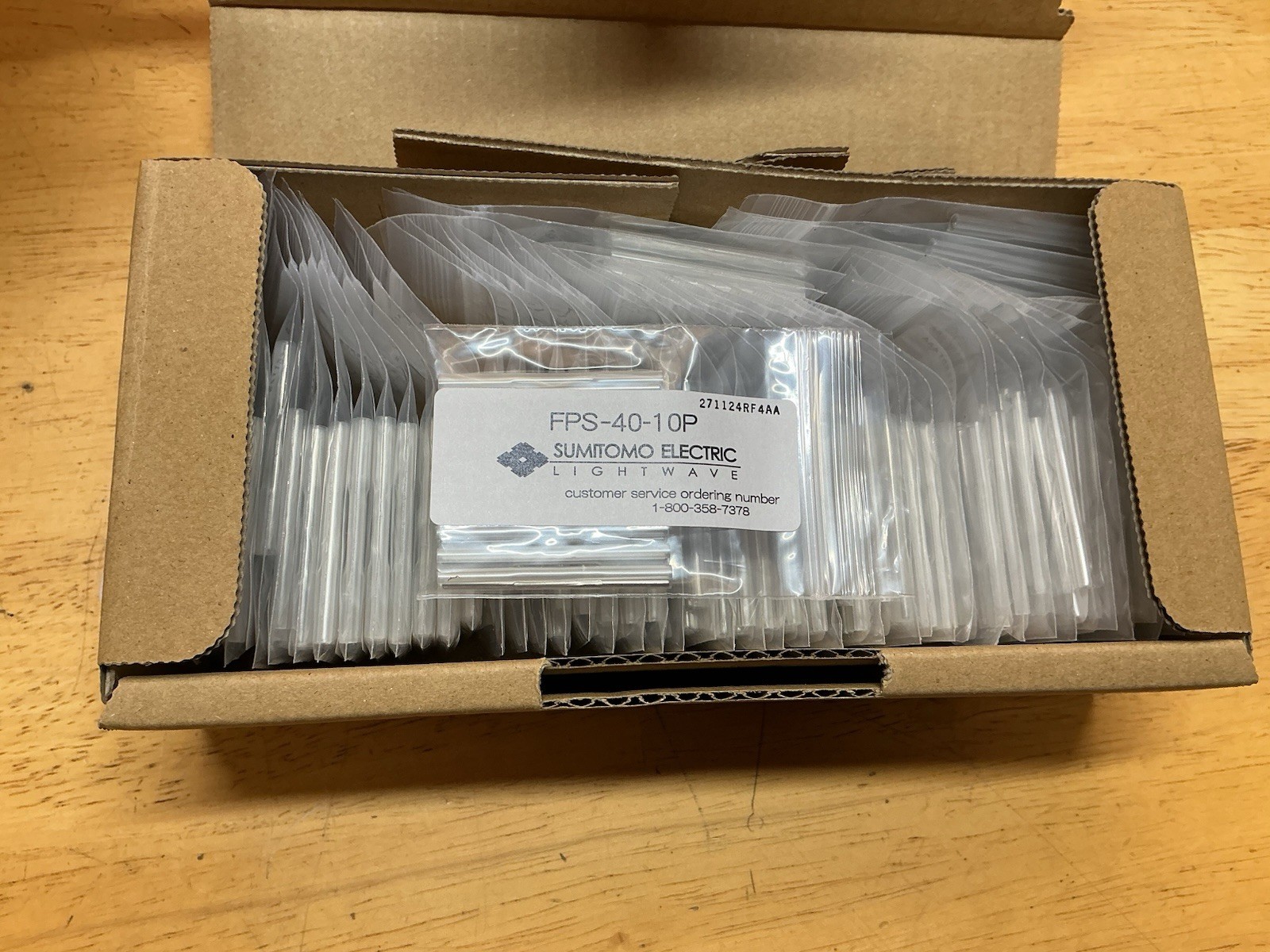 Sumitomo FPS-40 Fiber Optic Fusion Splicer Protection Sleeves 40mm (Box Of 500)