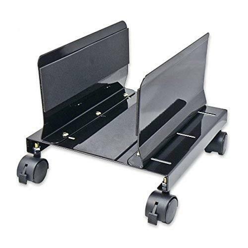 IO CREST SY-ACC65063 Mobile Desktop Tower Computer Metal Floor Stand Rolling