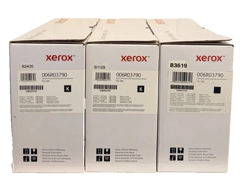 Xerox Original High Yield Laser Toner Cartridge Black 006R03790 Replaces TN-760