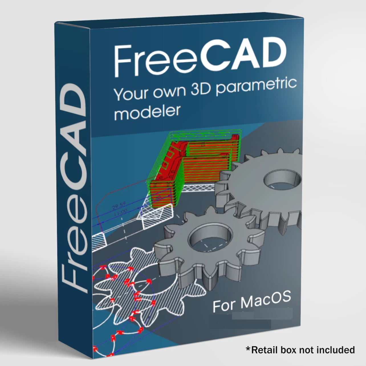 FreeCAD 2D 3D Parametric Graphic Modeling Design Software 2026 For Mac