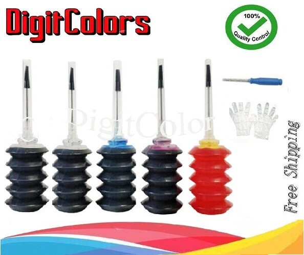 5x30ml Refill ink for Canon PGI-270 CLI-271 PIXMA MG6820 MG6821 MG6822 with tool