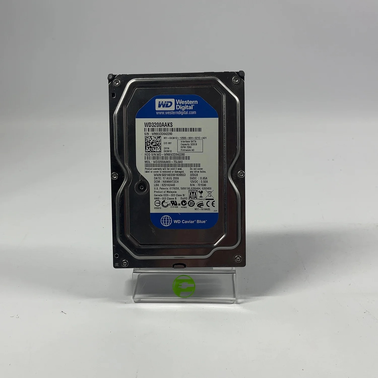 Western Digital WD 3.5" 320GB SATA III 6Gbps SSD WD3200AAKX-753CA1