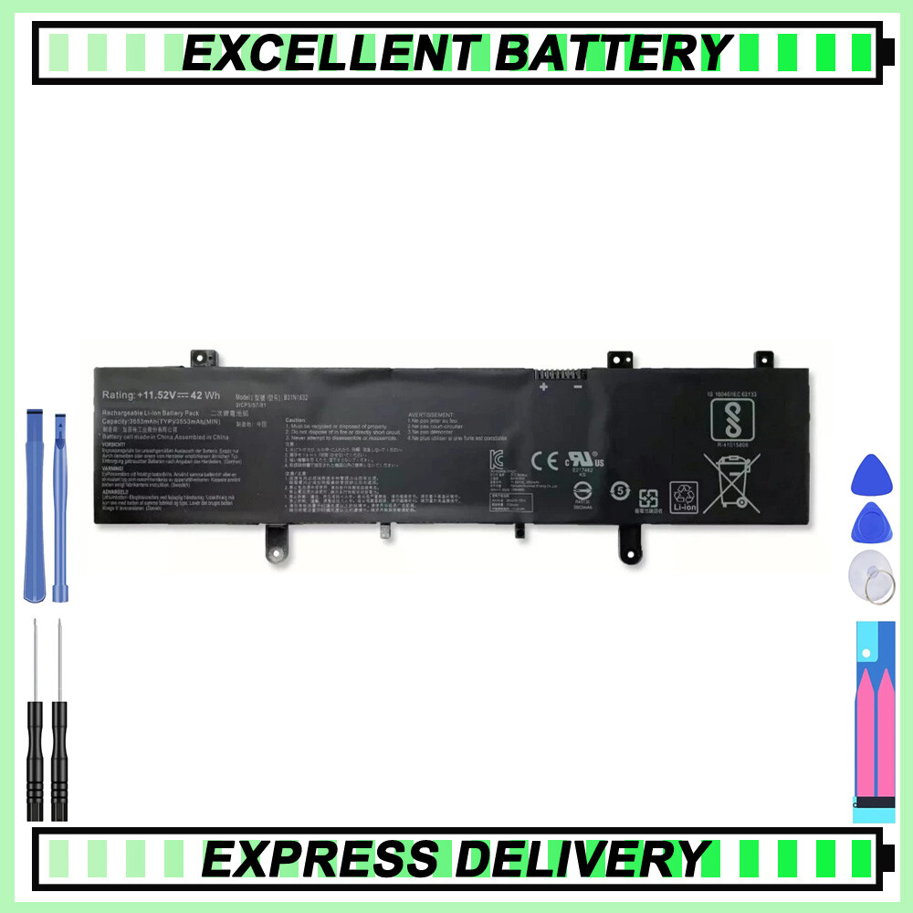 NEW B31N1632 battery for ASUS Vivobook14 X405 X405U X405UA X405UR X405UQ