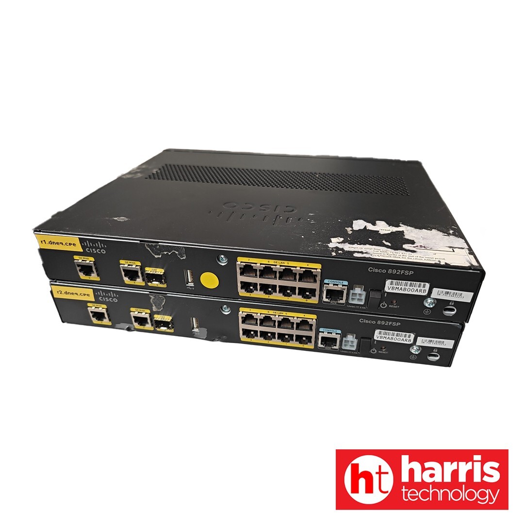 Cisco 892FSP C892FSP-K9 Gigabit Ethernet Security Router
