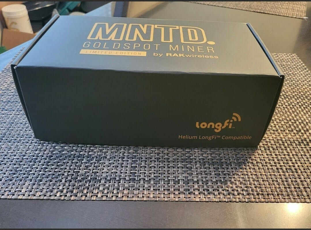 RAK MNTD Helium HNT Gold Hotspot Miner Limited Edition 8GB 915mhz NEW SHIPS NOW✅
