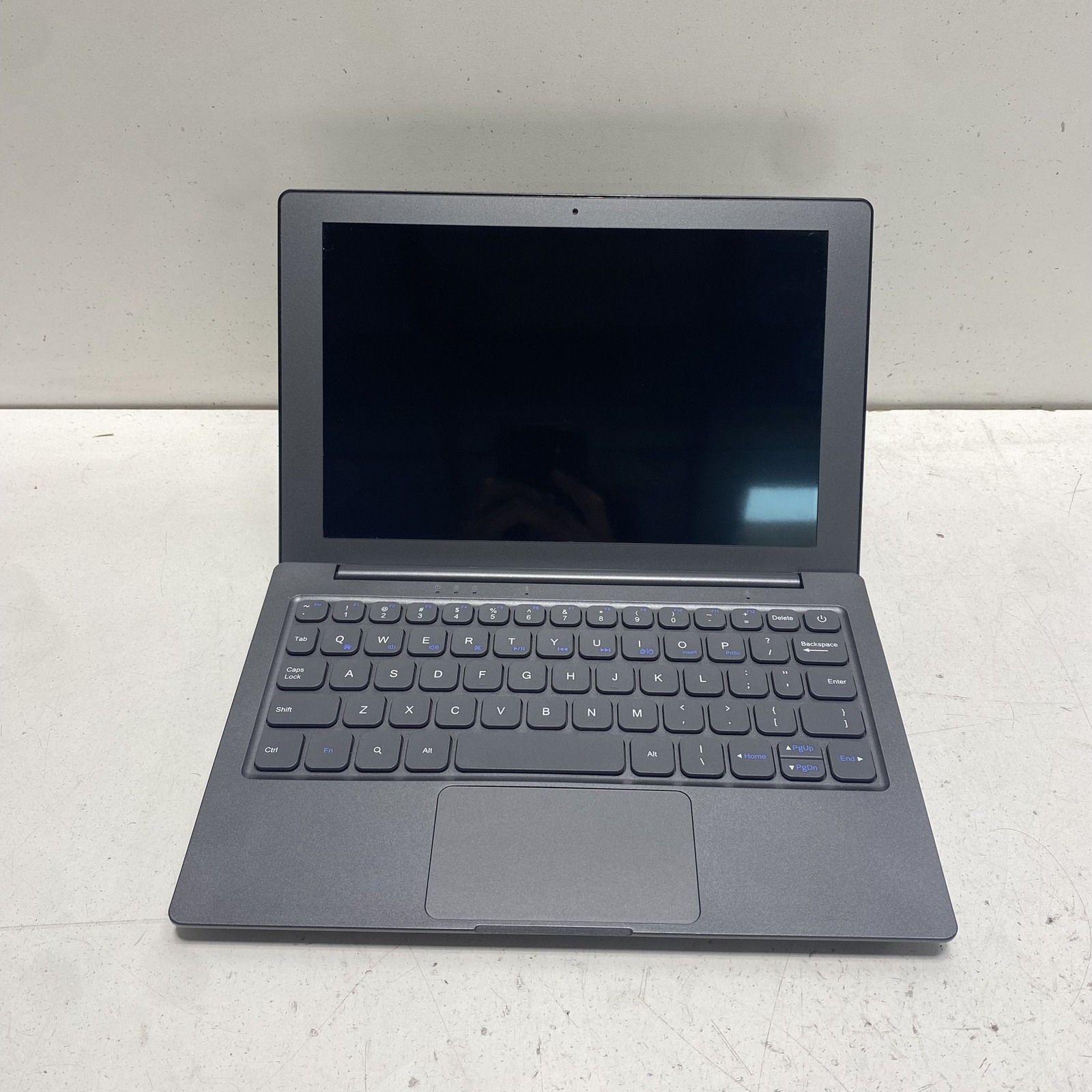 TOPOSH 10.6" Mini Laptop Intel Processor Windows 11 32GB Storage Gray