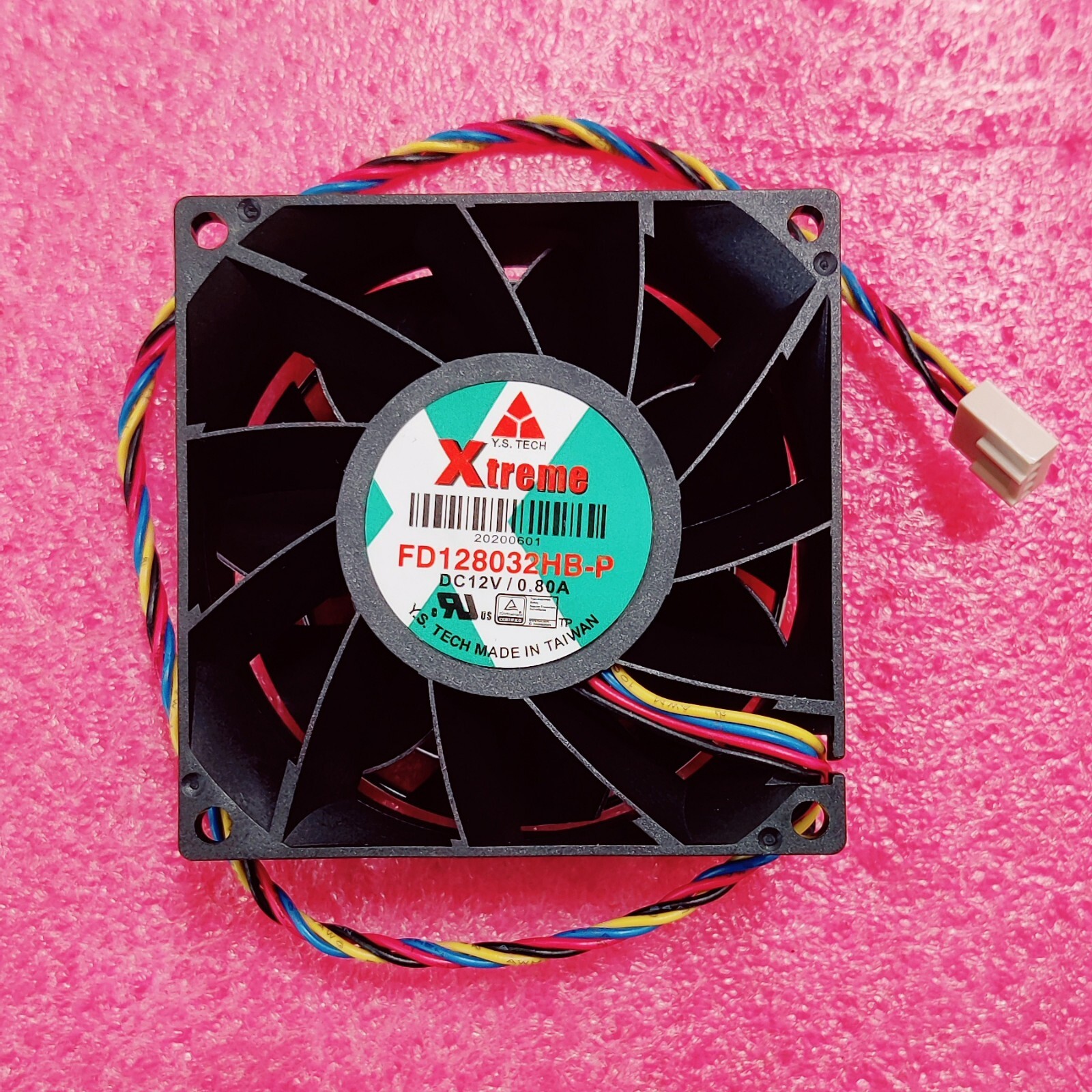 New FD128032HB-P Xtreme 80 x 32 mm 4Pin highspeed Chassis Fan with fan guard
