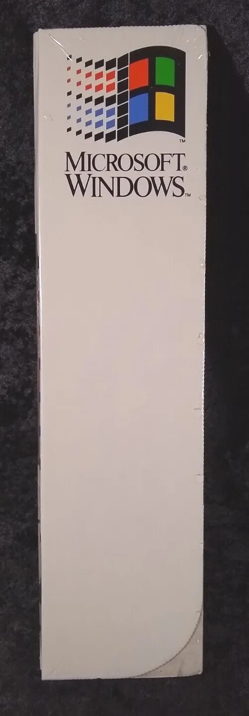 Vintage 1992-1994 Microsoft Windows Car Windshield Sun Screen Shade - SEALED