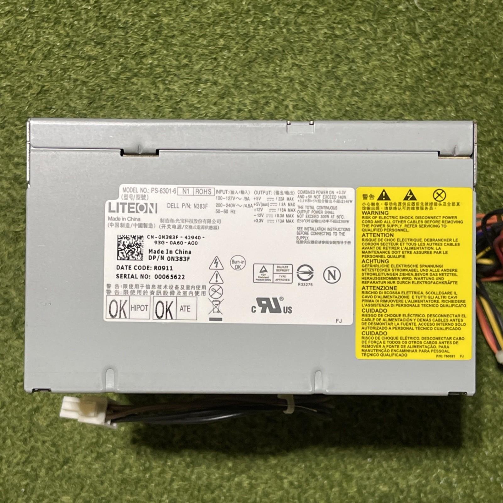 LiteOn PS-6301-6 Power Supply 300W 