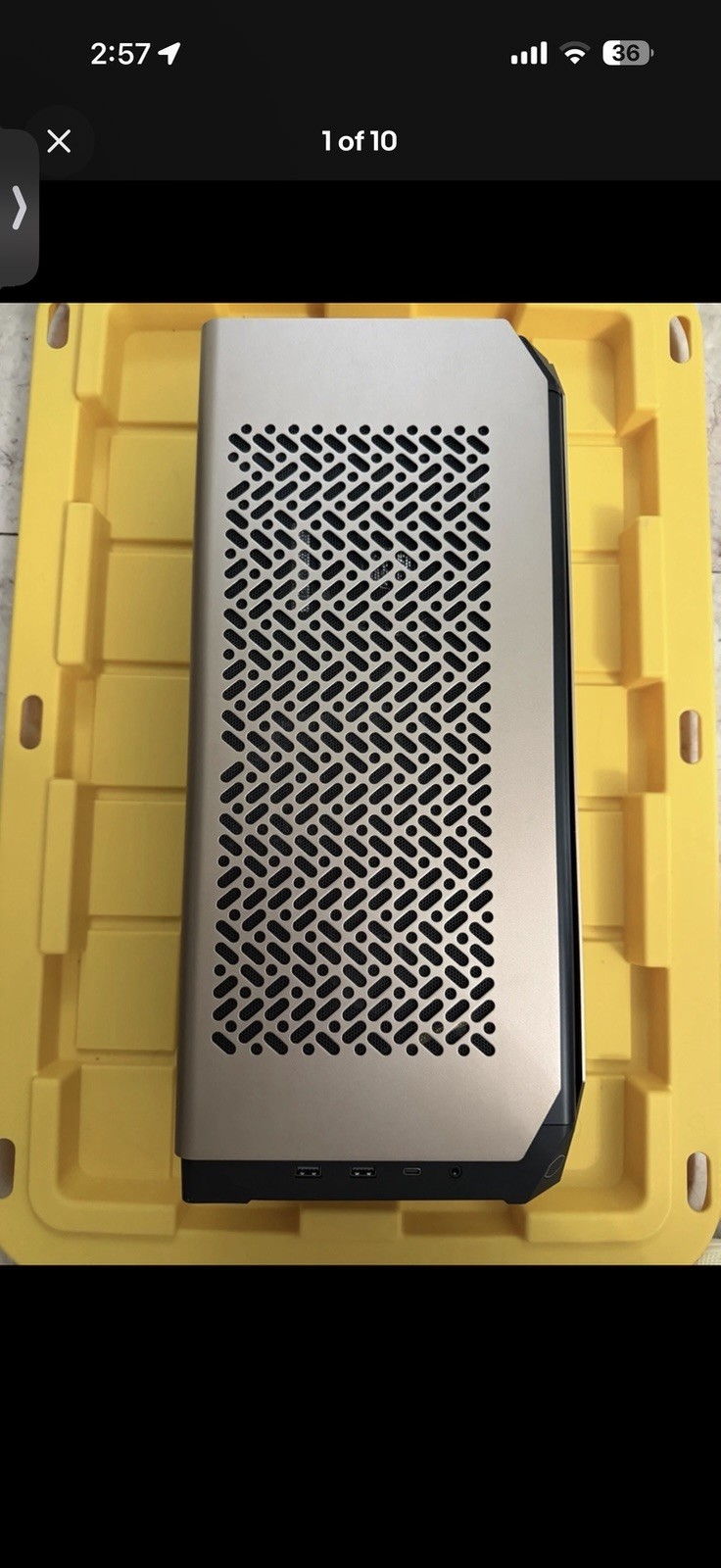 Cooler Master NCORE 100 MAX ITX SFF Tower Case, Custom 120mm AIO, 850W SFX Bronz