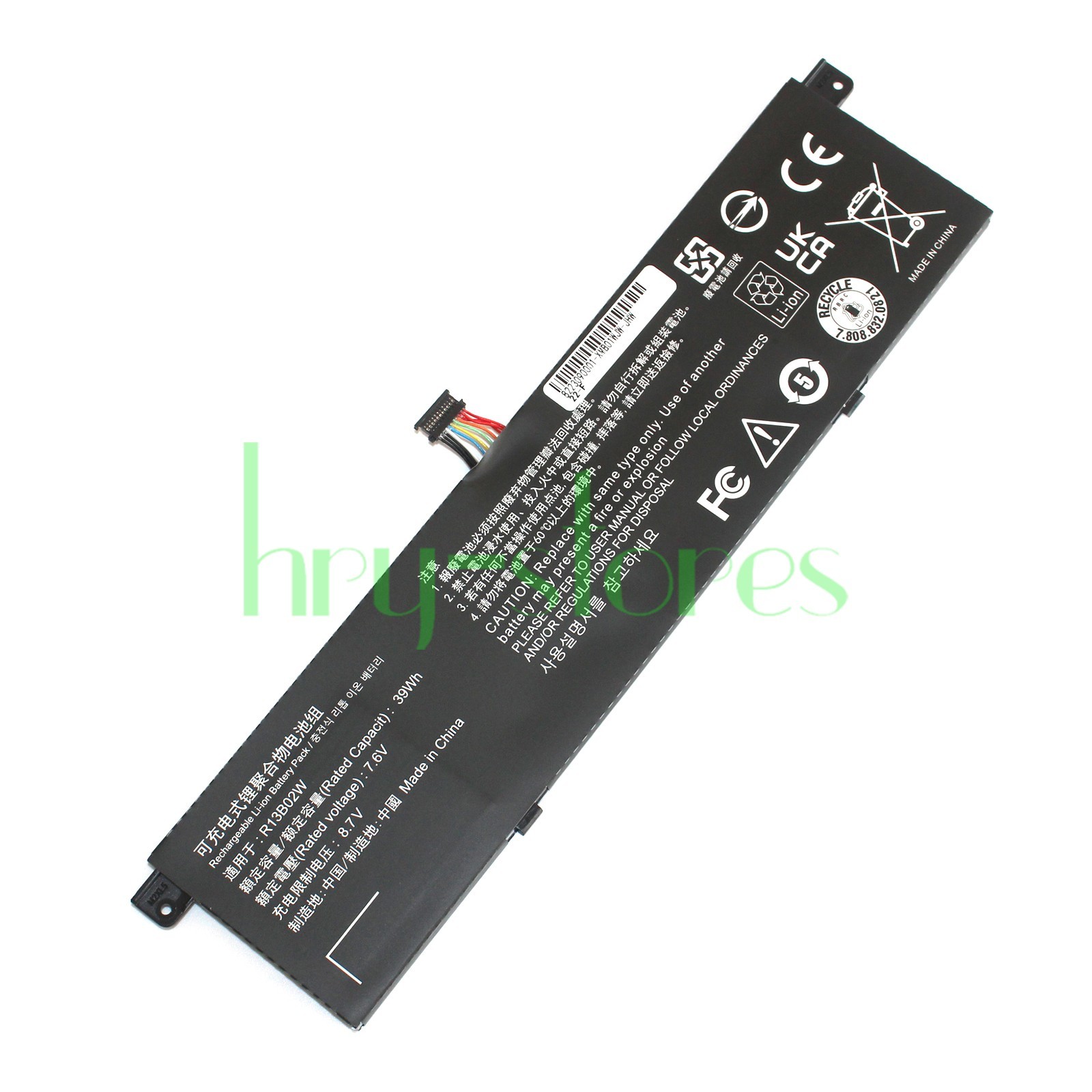 New R13B01W R13B02W Laptop Battery for Xiaomi Mi Notebook Air 13.3" INCH 2018