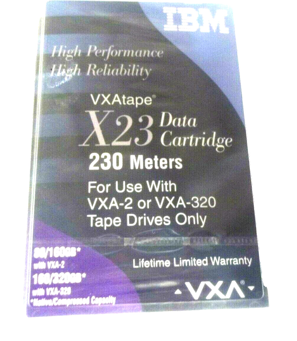 IBM High Performance High Reliability VXAtape X23 Data Cartridge
