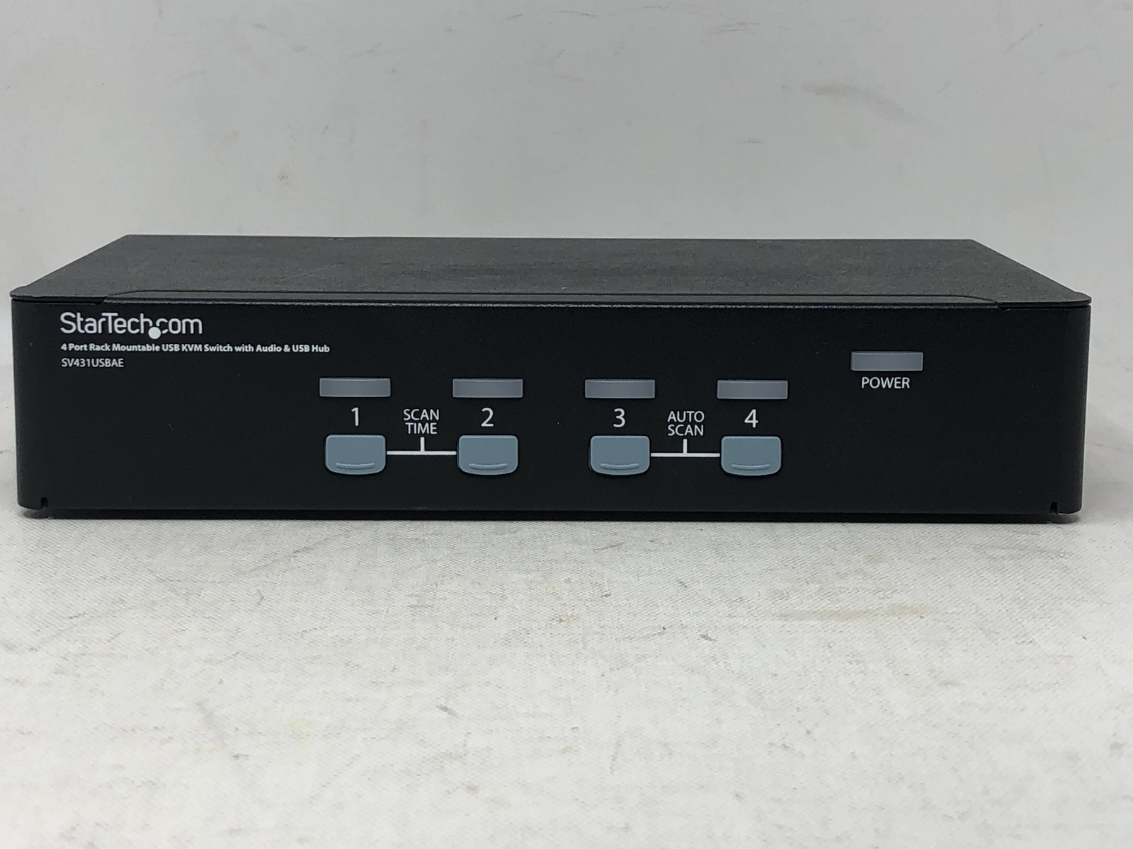 Startech.com 4 Port Rack Mountable USB KVM Switch w/ Audio & USB Hub SV431USBAE