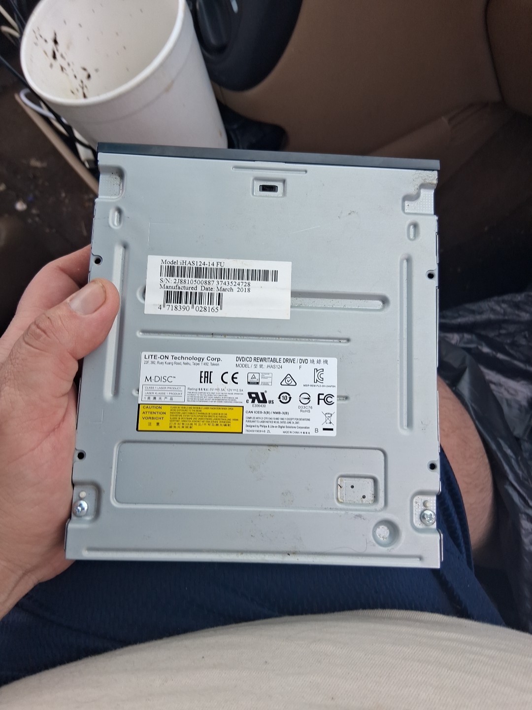 Lite-On iHAS124-14 Internal DVD Drive 